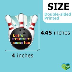 Bowling Let’s Strike Up Some Fun Birthday Party Invites For One Size,
