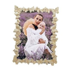 Butterfly Photo Frame 5”x7” For Vertical and Horizontal Display on Tabletops,