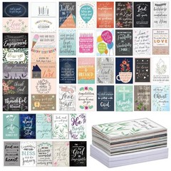 Faithful Finds Greeting Cards – 4 x 6 In Blank Inside, 48-Pack with Envelopes…