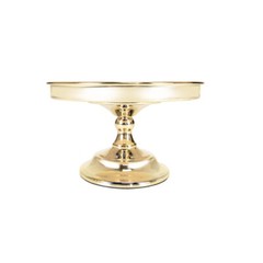 Gold Cake Stand,8 Inches Round Cupcake Stands Metal Party Dessert Display Stand