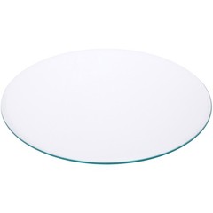 Plymor 14″ Round, 5mm Thick Beveled Clear Glass Circle