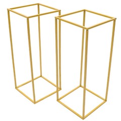 Elegant Gold Wedding Flower Stand – Durable, Reusable, Easy To Assemble