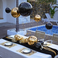 Yescom 8PCS Disco Ball 7″/12″/16″/20″/24″ for 70s 80s Party Events Wedding Decor