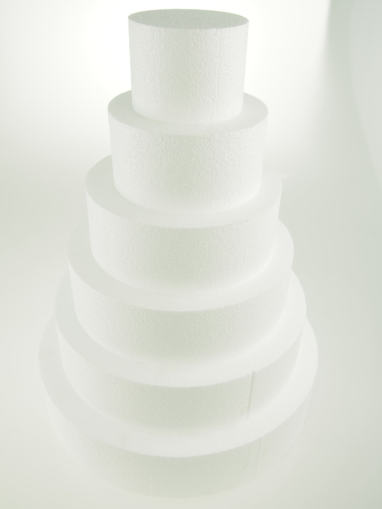 Foam Styrofoam EPS Pyramid Dummy Cake Towers Display Stand Square Circle Wedding