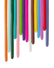 200 PCS Latex Twisting Balloons 260Q Magic Balloons Assorted Color Long