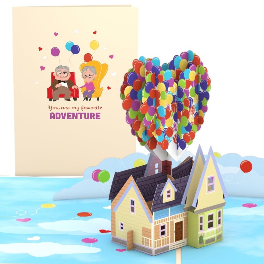 Lovepop Everyday Pop-Up Card for Her and Him – 3D Disney & Pixar Greeting Car…