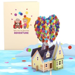 Lovepop Everyday Pop-Up Card for Her and Him – 3D Disney & Pixar Greeting Car…