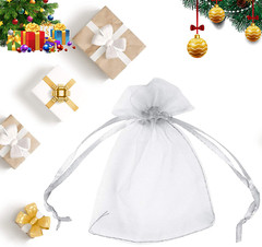 Bolsas De Organza Para Regalos Y Dulces 100Pc Ideal Para Bodas Fiestas Y Navidad