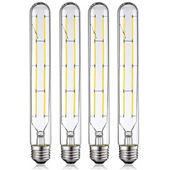 Dimmable T10 Led Bulbs, 8.9 Inch Long Tubular Bulb,60-75 Daylight 4000k