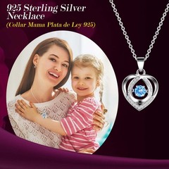 Preserved Real Purple Rose with Sterling Silver Necklace Roses