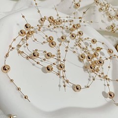 12pcs Pearl String, for Wedding Centerpiece, Vase Filler and Decor for Gold