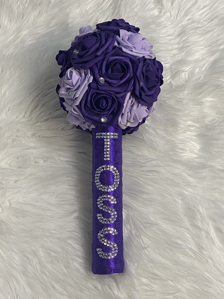 Toss bouquet – Purple/Lavender – Made-to-Order