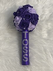 Toss bouquet – Purple/Lavender – Made-to-Order