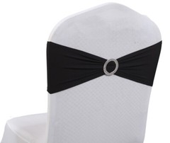 25/50/100/150/200 Spandex Stretch Chair Sashes Bows with Slider Buckle Wedding