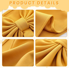 10 Pcs Spandex Chair Sashes for Wedding Elastic Chair Bows Sashes Universal Deco