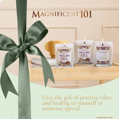 Magnificent 101 Long-Lasting Healing – 3.5 Oz Each 42-Hr Burn Soy