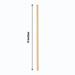 100 Natural 9″ Wheat Sustainable Drinking Straws Party Events Home Decorations