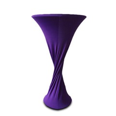 60/70/80cm Cocktail Table Cover Spandex Cloth for Wedding Party Meeting Decor