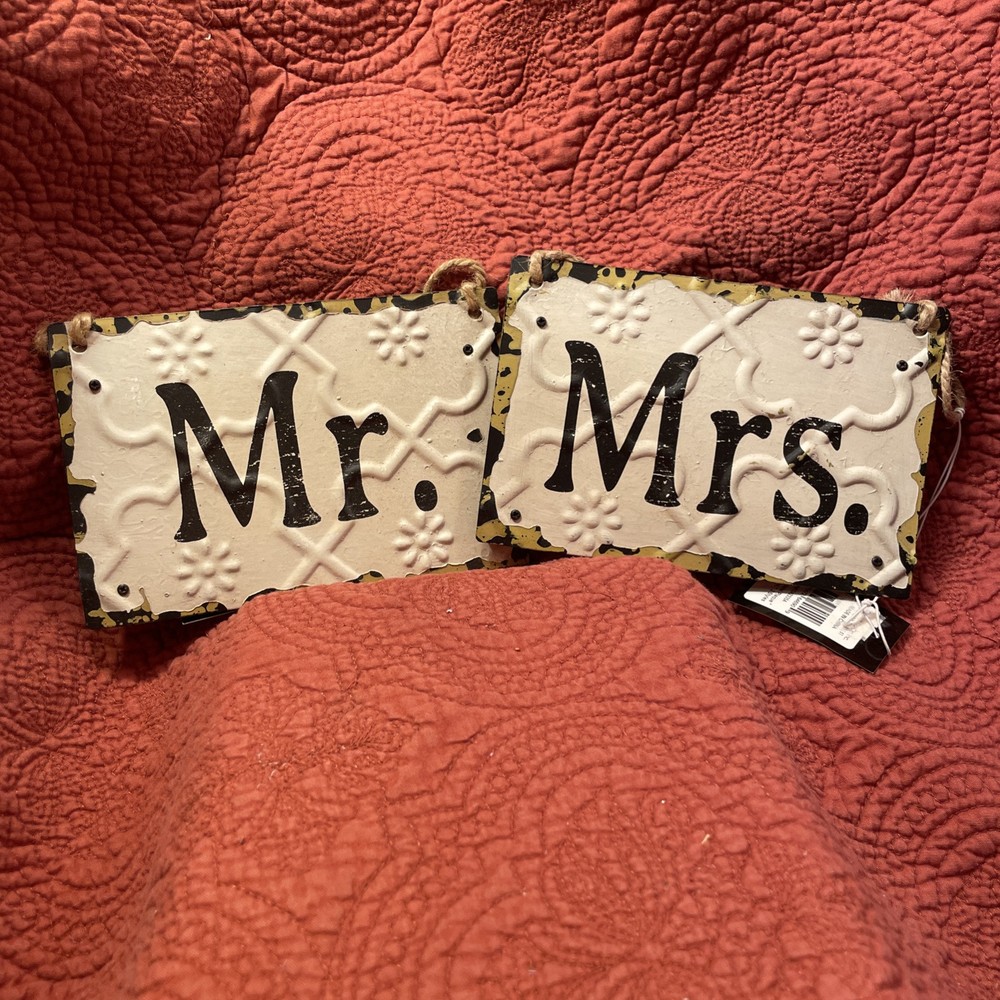 Mr. and Mrs. hanging decor
