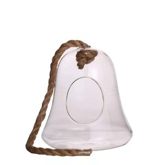 CLEAR 9″ tall Glass Bell Floating Terrarium Wedding Party Gifts Home Decorations