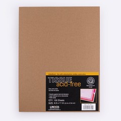 Lineco Unbuffered Acid-Free Interleaving Tissue 8.5″ x11″, 8.5×11, White