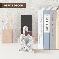Modern Abstract Reading Women Statue Aesthetic Sculpture for Home Decor