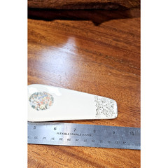 Vintage Decorative Porcelain Cake Server Cutter Holiday Wedding Birthday Etc.