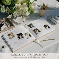 Unique Bridal Shower & Wedding Guest Book – Elegant Design for Lasting Memories