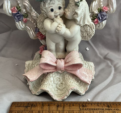 2000 Dreamsicles-At The Alter-Cherub/Angel Bride and Groom-Cake Topper/Figurine