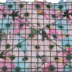 6-Pack Orchid Pink Artificial Flower Wall Panels 40×60cm Silk Backdrop