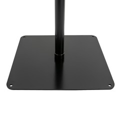 New Photo Backdrop Black Heavy Duty Stand Kit With Weighted Steel Base 8 X 10ft