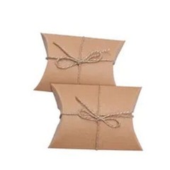 10pcs Pillow Shape Kraft Paper DIY Candy Box – Birthday Party Favor Gift Boxes 2