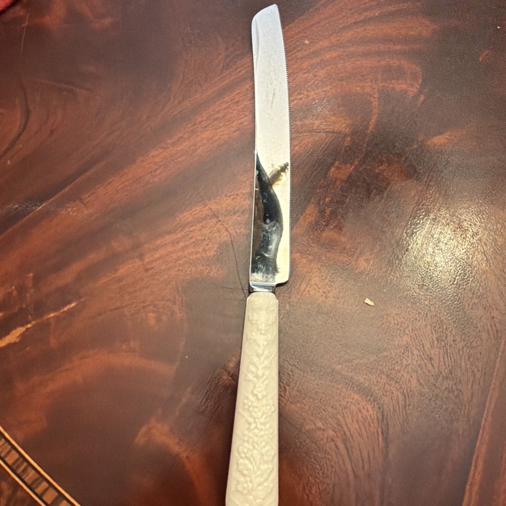 Vintage Lenox Cake Knife Wedding Promises 13”