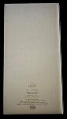Stunning Lenox True Love 8.25″ Wedding Vase~White & Platinum~Looks Unused & NIB!