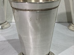 S.N.K ENT Vintage Silver Plated Lacquered Brass Goblet Table Decor HGT1-181