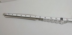 Mikasa Two-Piece Silver Plated Cake Server & Cake Knife Set Glass Handles Boxed