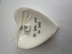 Ring Dish Trinket To Have and Hold East of India Two’s Company E2069