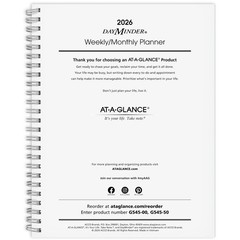 AT-A-GLANCE 2026 Planner Refill, Weekly & Monthly, 7″ x 8.75″, Medium, Execut…