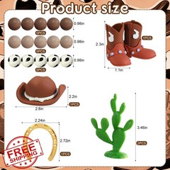 Knana Cowboy Cake Topper Brown Boot