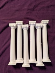 6pc 7″ Roman Columns For Dessert Cake Displays, Party’s Weddings Crafts