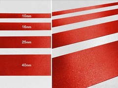 Tomato Red 10mm 16mm 25mm 40mm Satin Ribbon For Scrapbooking Wrap Decorations