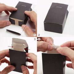 Elegant 100 Pack Wedding Favor Boxes – Tuxedo & Dress Design, White & Black
