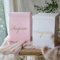 Wedding anniversaire decoration 50x50x50cm Surprise gift box birthday party d…