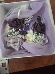 Ling’s moment 2pcs Prom Wrist/Shoulder Corsage Artificial Flower, Girl/Mother…