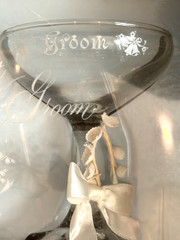 Vintage 1973 Treasure Masters «A Toast to the Bride & Groom» Wedding Champagne