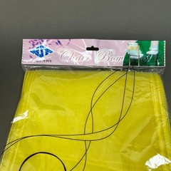 Natural Star Inc. NST Organza Chair Bow Yellow 9″ x 10 feet Reusable Lot of 6