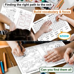 20Pack Small Activity Books for Kids Age 4-8,8-12,Puzzles 20 Activity Book
