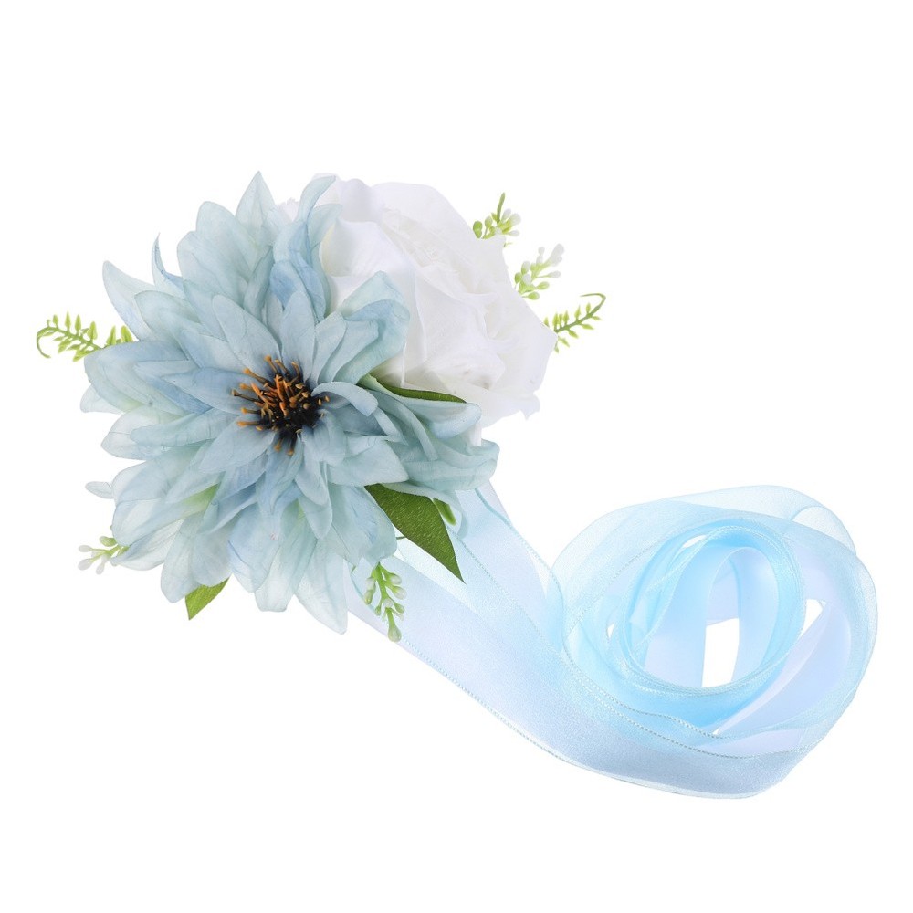 Curtain Tie Backs Chair Decoration Simulation Flowers Artificial Bouquet