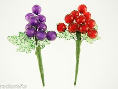 Grape Bunch Vines Floral Leaves Acrylic Wedding Baby Shower Gift Embellishments