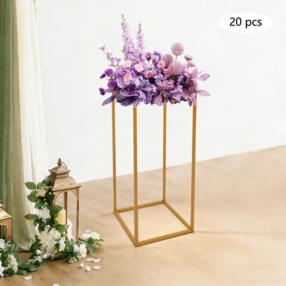 20pcs Wedding Flower Stand, Wedding Table Decorations, Flower Stands 24*24*60cm